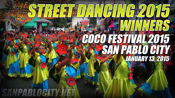 Street Dancing Competition 2015, Winners, San Pablo City, Coco Festival 2015, January 13, 2015