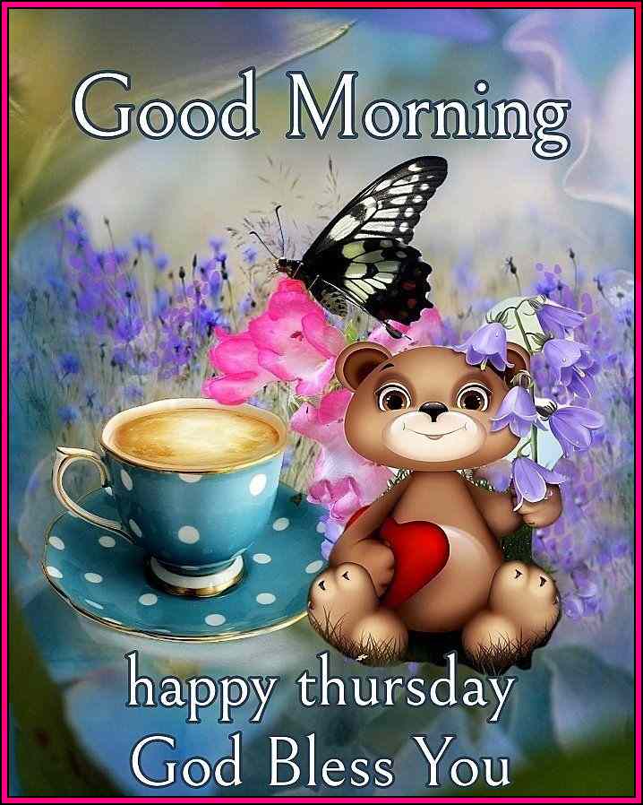 good morning and happy thursday
