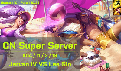 Jarvan JG vs Lee Sin - CN Super Server 10.25