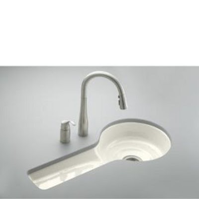 Kohler Undermount Kitchen Sinks on Satin Drainer  Included Accessories 410 Undermount 490u Undermount