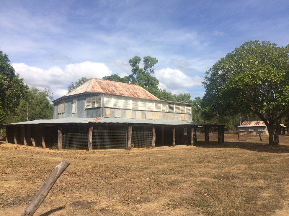 Historic Old Laura Station house