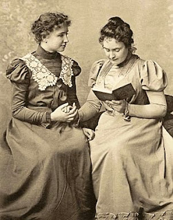   Helen Keller and her teacher Anne Sullivan 1898