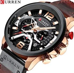 Jam tangan curren 8329 tali kulit