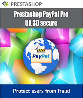 Prestashop PayPal Pro UK 3D Secure Module 