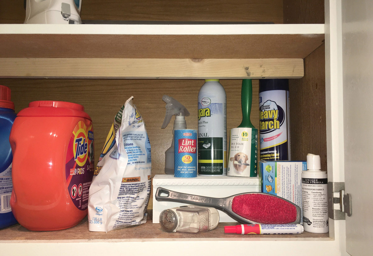 Laundry room organization