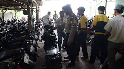 Antisipasi Tawuran Antar Pelajar, Polres Serang Razia Sejumlah Sekolah