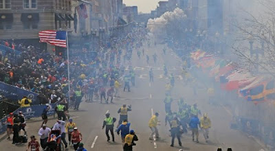 Shortly after the explosion occurred (Photo: CNN)