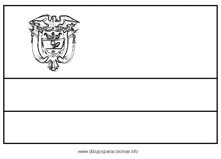 Dibujos para colorear de Colombia