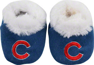 Chicago Cubs Baby Slipper Booties