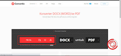 Kalian kunjungi halaman Convertio - Konversi DOCX Menjadi PDF