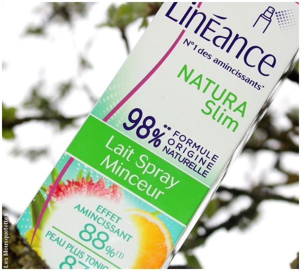 Natura Slim, le lait spray minceur Linéance - Avis blog beauté