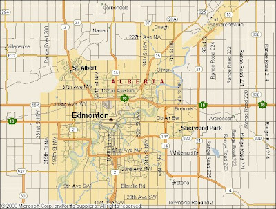 Edmonton City Map