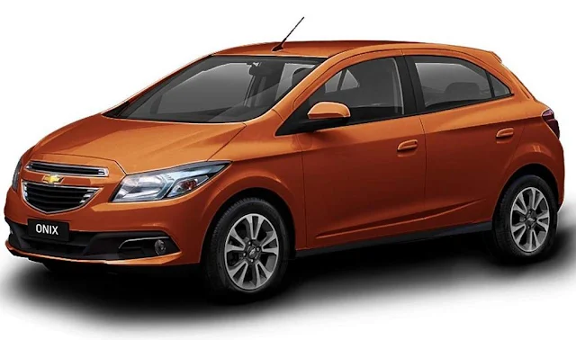 Chevrolet Onix LTZ 1.4 Laranja Flame