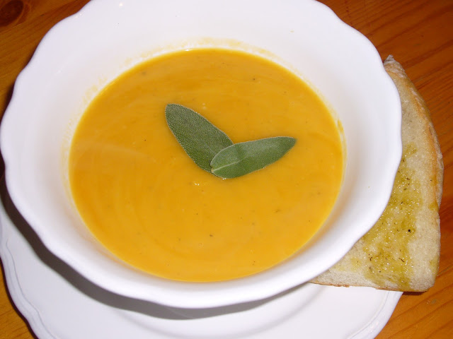 Butternut Squash, Sage, and Apple Soup