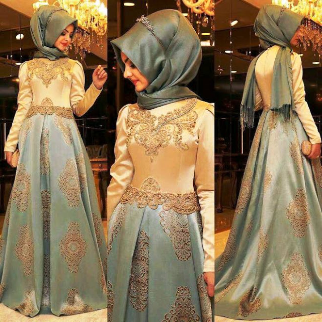 Inspirasi Gaun Muslimah Cantik dan Trendy 2001601