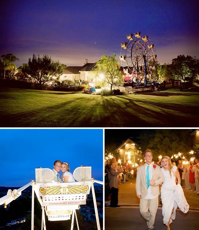 carnival wedding ferris wheel