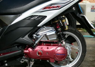 Honda Click-i Engine AirBrush Modification