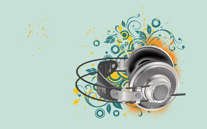 50 Colorful Vector Art Music Wallpapers