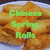 Chinese Spring Rolls Recipe