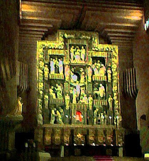 El Retablo del Santuario de Torreciudad (Somontano, Huesca, Aragón, España)