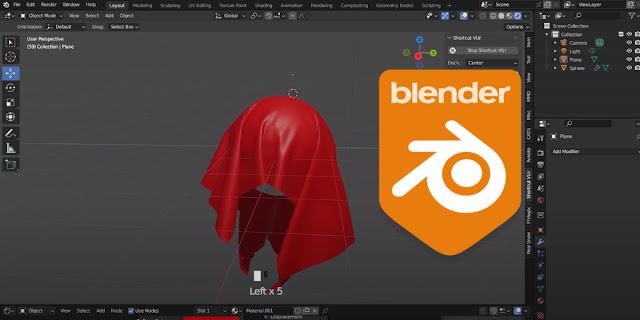 Creating Cloth simulations in Blender 3.6