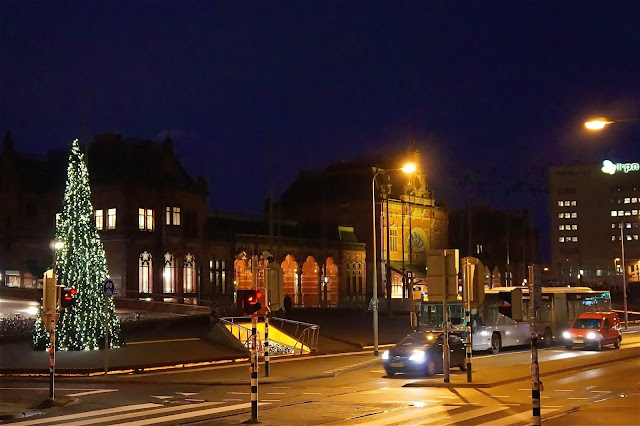 Groningen Centraal Station. Christmas 2013.