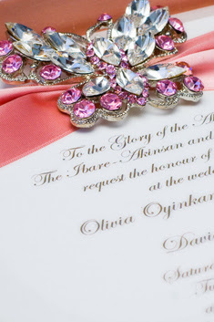 Bejeweled Butterfly Wedding Invitation