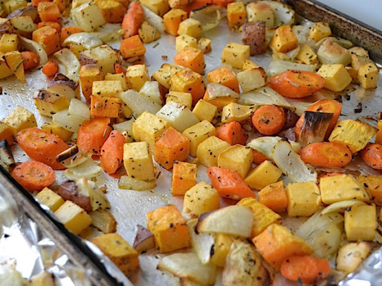 roasted root vegetables