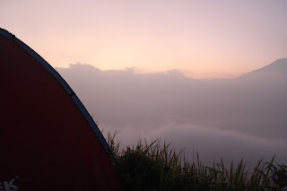 views Andong mountain Central Java 