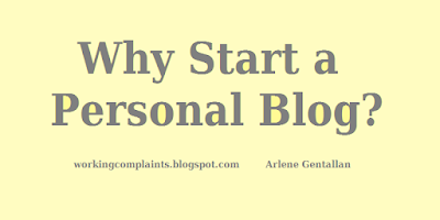 Why Start a Personal Blog?