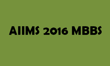 AIIMS 2016 MBBS Logo