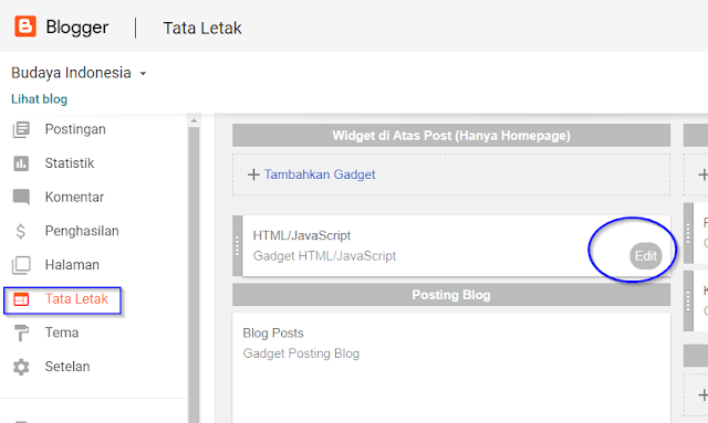 Cara Menampilkan Widget Pada Halaman Tertentu Di Blogger