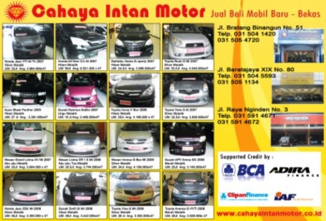 Mobil Bekas Surabaya menerima mobil tahun 1990 2011 