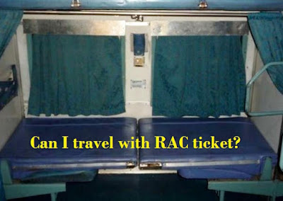 Can I travel with RAC ticket?