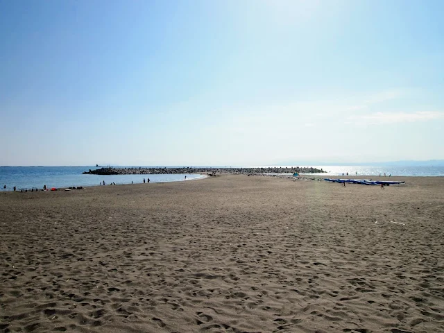 湘南海岸・砂浜のみち　茅ヶ崎ヘッドランド