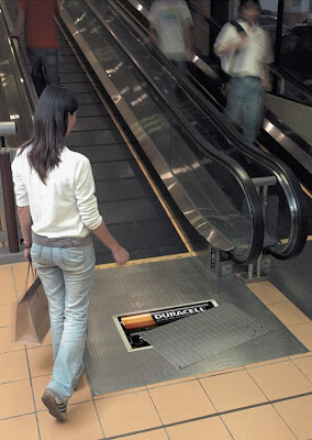 Amazing Escalator ads Seen On www.coolpicturegallery.net