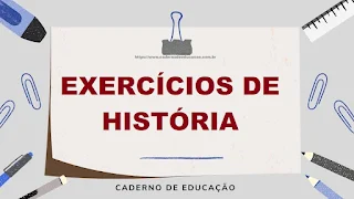 Exercícios de História sobre a escravidão no Brasil