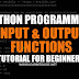 Use Input and Output Functions - Python Programming