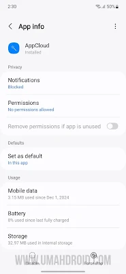 Disable AppCloud Samsung Malware