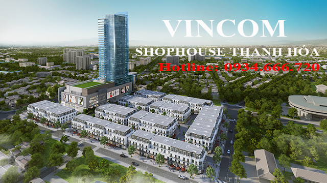 Phối cảnh dự án Vincom Shophouse Thanh Hóa