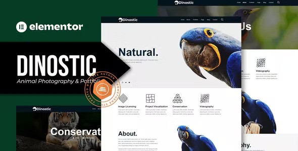 Best Animal Photography & Portfolio Website Template