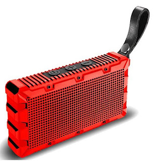 Wireless Waterproof Bluetooth Speaker by Kong Kim,Portable Mini Pocket Size Hands Free 5W Loud Sound Box,IP67 Floating for Swimming Pool Bathroom Shower Beach Outdoor Sports -Red -- Sale Price: $9.99