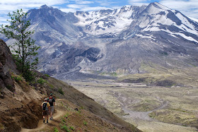 Mount St. Helens Truman Trail view