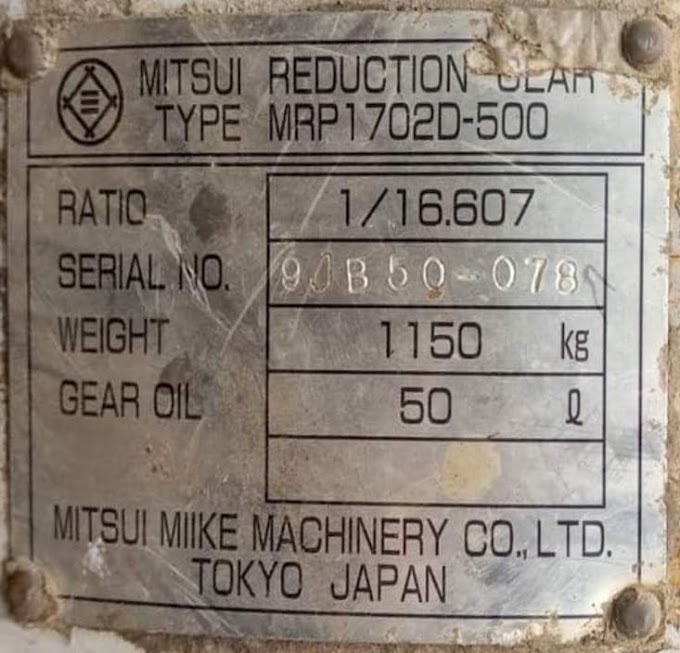 MITSUI MRP17020-500 SLWEING GEAR