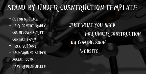 Standby - Under Construction & Coming Soon - Under Construction Specialty Pages