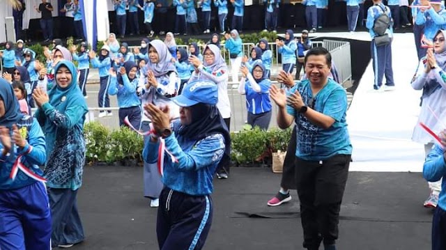 Senam Kayuh Baimbai Menjadi Khas dan Identitas Kota Banjarmasin 