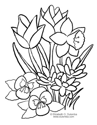 Spring Coloring Pages on Spring Coloring Pages 2011