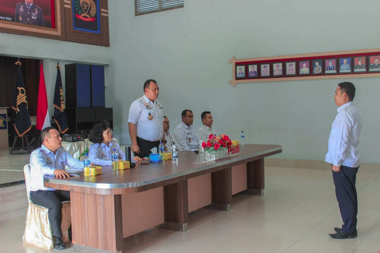 Pimpin Rapat Dinas Perdana, Kalapas Binjai Kanwil Kumham Sumut Sampaikan Himbauan Penting