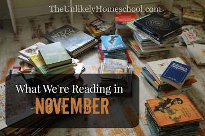 What We're Reading in November-lots of great book suggestions for Christian Homeschool families