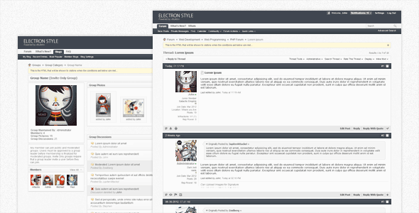 Electron - vBulletin Forum Skin - vBulletin Forums